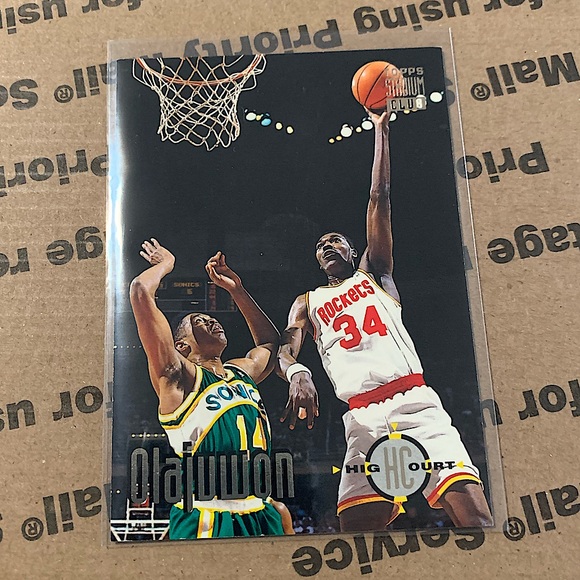 Hakeem Olajuwon ‘93 Topps Stadium Club Card